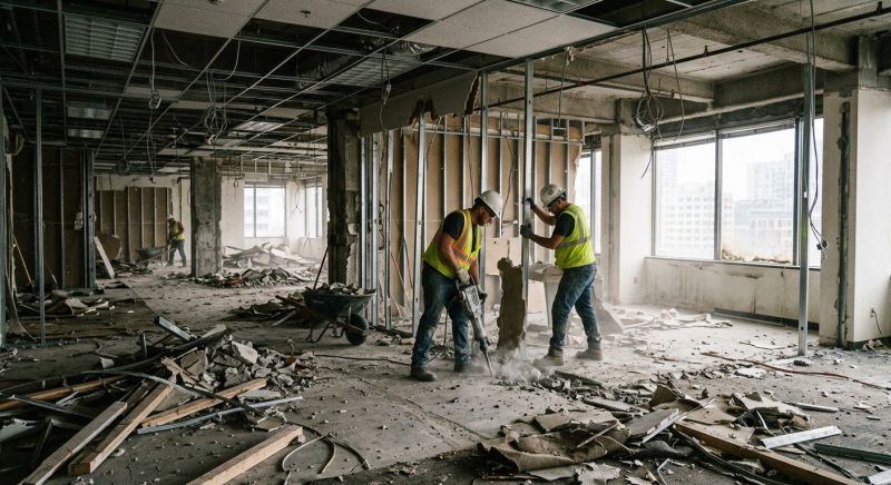 Commercial Building Demolition in Sacramento, CA