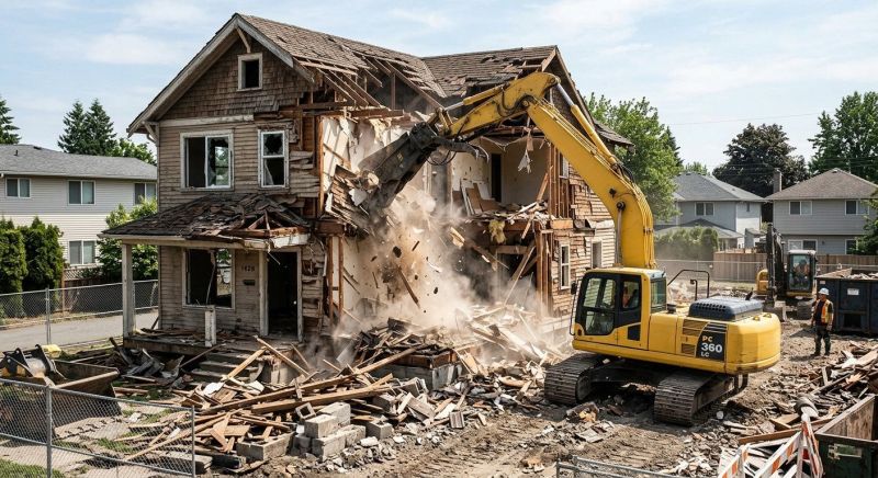 House Wrecking in South Houston, TX